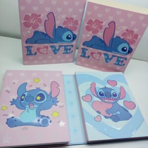 Palette di ombretti STITCH illuminante e blush   #love#