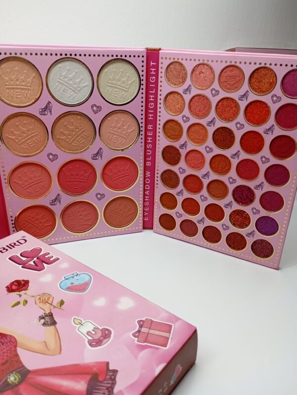 Palette  ombretti blush e illuminante  #100# - immagine 3