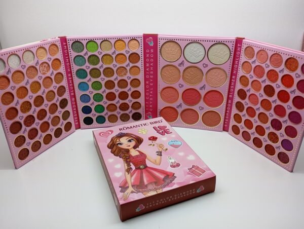 Palette  ombretti blush e illuminante  #100# - immagine 2