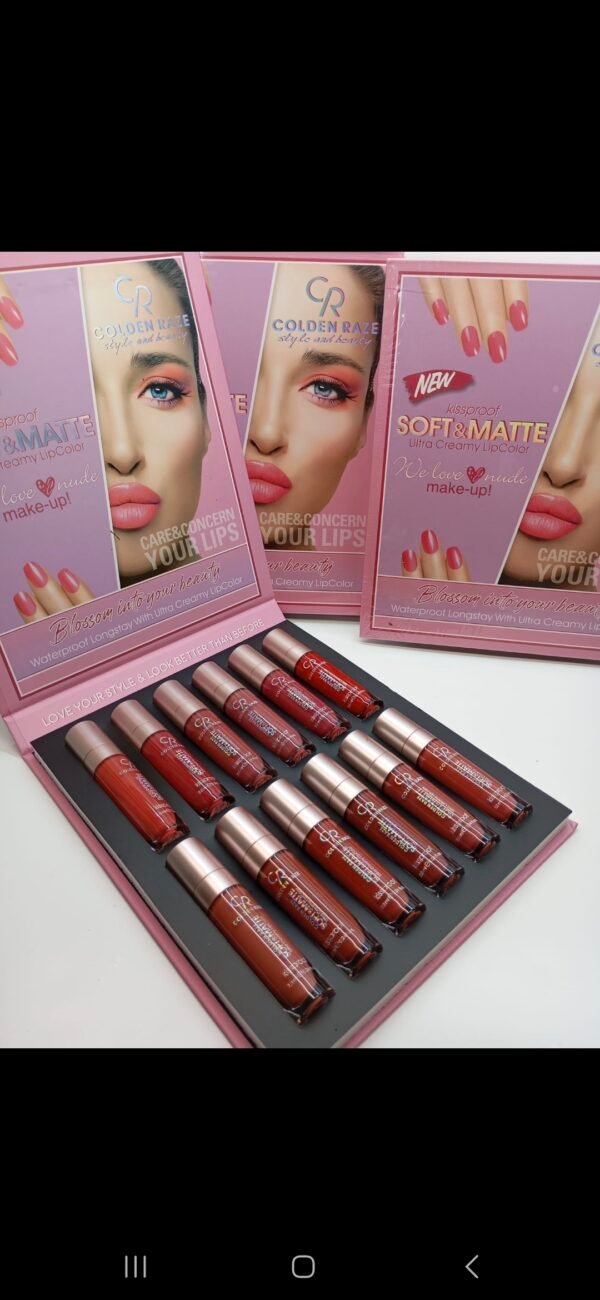 Set di TINTE LABBRA MATTE  #128# - immagine 3