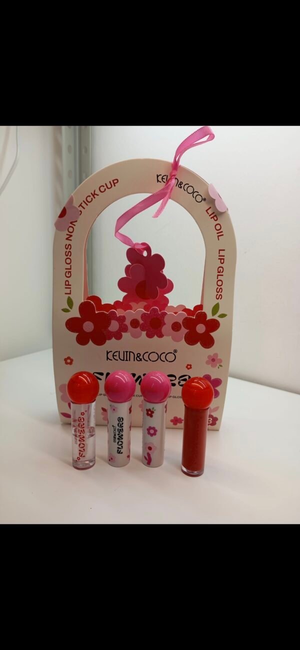 Kevin e coco  SCATOLA REGALO 2 lip gloss+2 tinte matte
