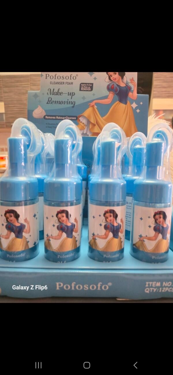 Spuma viso Remover make-up