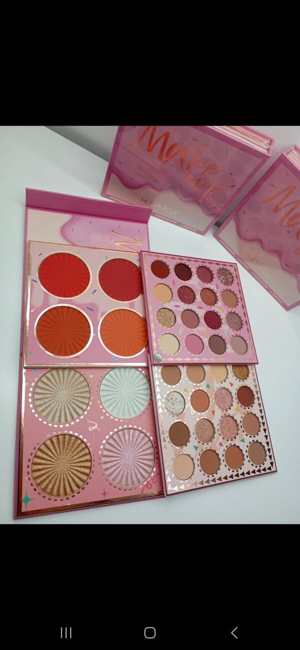 Palette 3 in 1 ILLUMINANTI BLUSH OMBRETTI ALTA QUALITÀ     #gold#