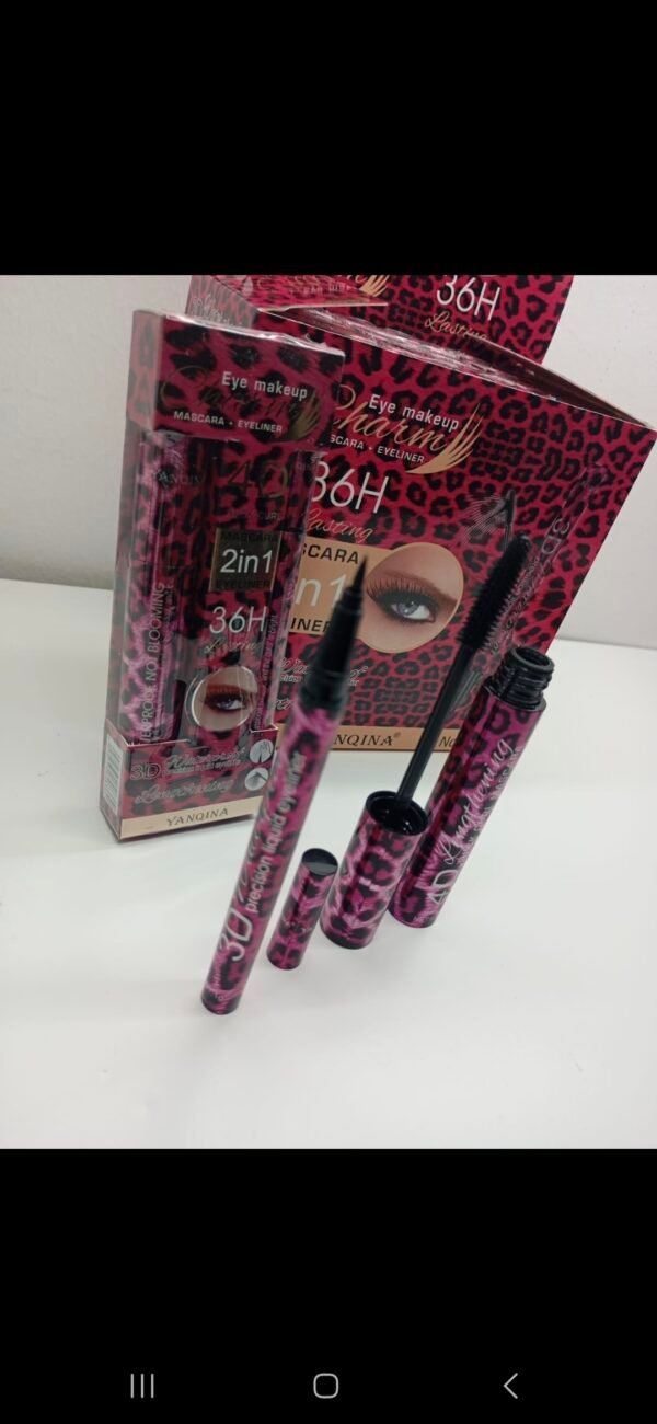 2 in 1 MASCARA + EYELINER  NERO INTENSO
