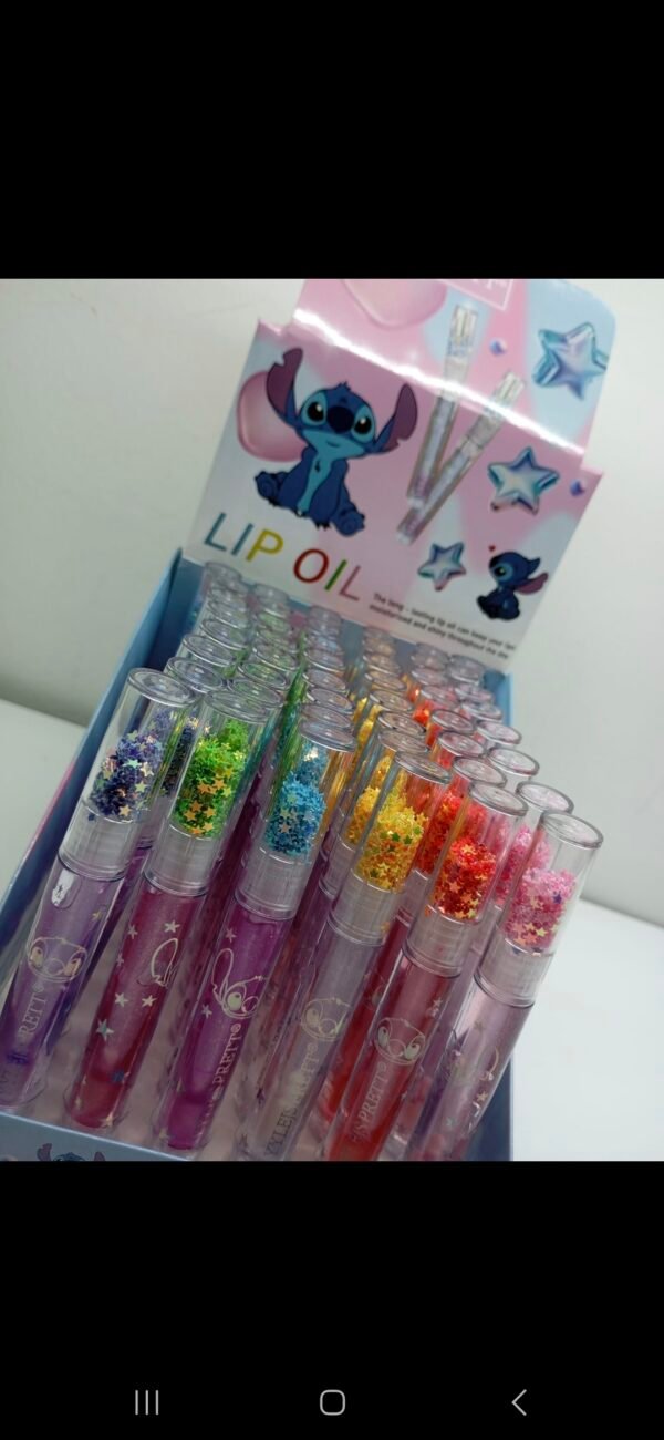 Lip oil  di stitch con polvere di fata