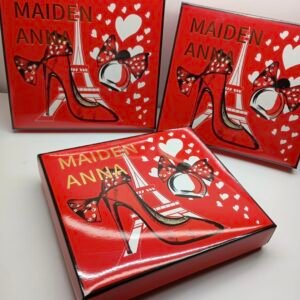 Set idea regalo scarpetta red si passion