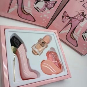 Set idea regalo 3 pezzi scarpetta si passion pink