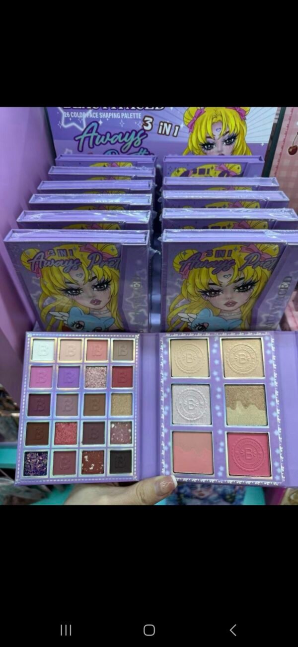 Palette di ombretti blush illuminanti #17#